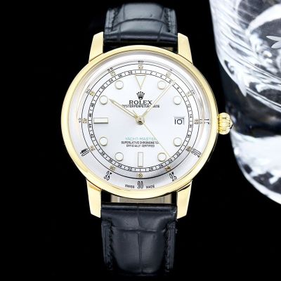 TW Factory Rolex Replica Watch Genuine Swiss Movement Gold / Rose Gold Steel Case Diameter 42mm Watch